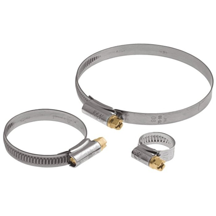 GEKA® IDEAL Schlauchschelle "W1" 50-70mm x 9mm breit Stahl-Zn DIN 3017 VPE 50