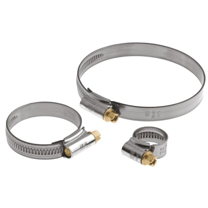 GEKA® IDEAL Schlauchschelle "W1" 50-70mm x 12mm breit Stahl-Zn DIN 3017 VPE 50