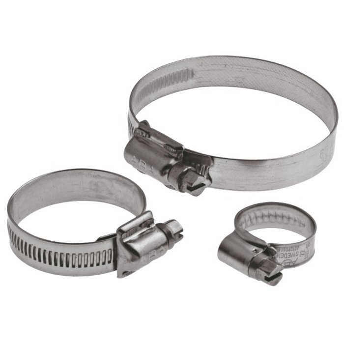 GEKA® ABA Schlauchschellen "W5" 19-28mm x 12,2mm breit 1.4436 DIN 3017 VPE 50