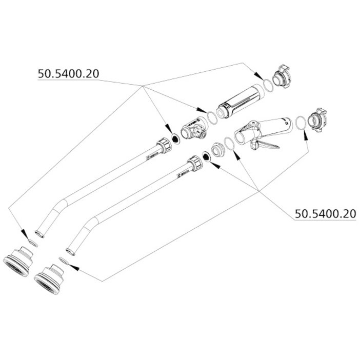 GEKA® GEKA plus-Dichtungsset soft rain mit 50.5252, 945.0034.1, 945.0035.1