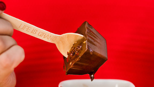 Cremige Milchschokolade Hotchocspoons für die beste heiße Schokolade!
