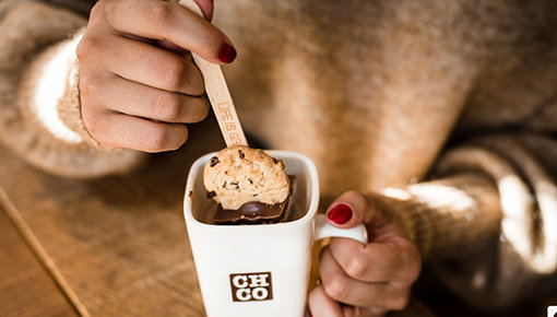 Unser Hotchocloon in über 60 verschiedenen Geschmacksrichtungen!