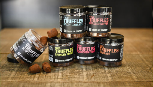 Chocolate truffles made from the best cocoa beans and tastiest ingredients.