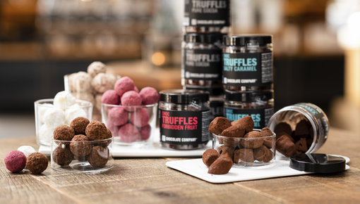 Chocolate truffles made from the best cocoa beans and tastiest ingredients.