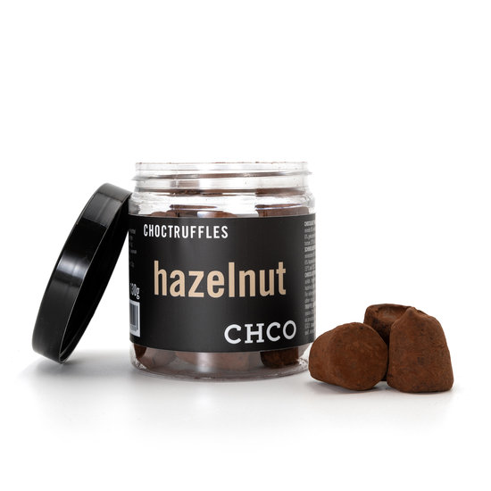 DARK hazelnut truffels