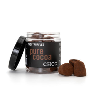 pure cocoa truffels