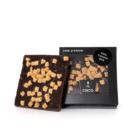 DARK salziges Karamell Chocbar