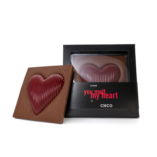 MILK Chocbar xl 'you melt my heart'