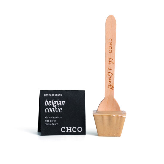 WHITE belgian cookie