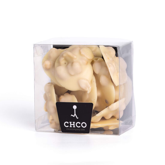 WHITE Erdnusssteine (weiß)