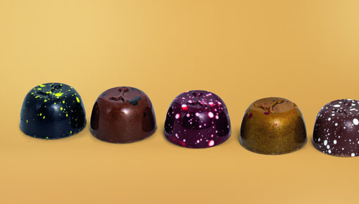 Handmade chocolates in different shapes and delicious flavors!