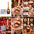 MILK santa hotchocspoon milk
