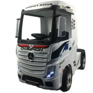 Voiture electrique enfànt Mercedes Mercedes Actros 12V camion électrique enfant Blanc