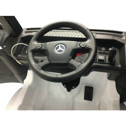 Voiture electrique enfànt Mercedes Mercedes Actros 12V camion électrique enfant Blanc
