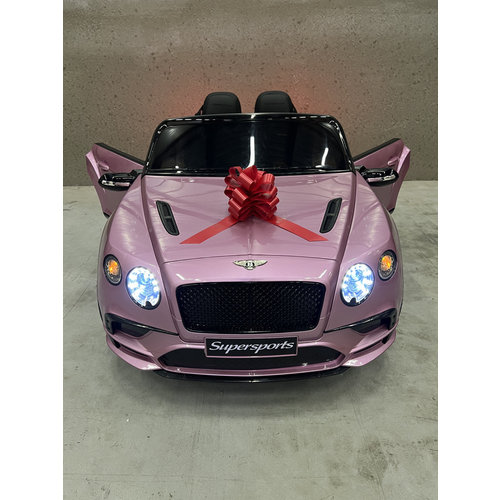 Voiture electrique enfànt Bentley Bentley Continental 12V Voiture électrique enfant 2 places Rose Métallisé Voiture electrique enfànt Bentley Bentley Continental 12V Voiture électrique enfant 2 places Rose Métallisé