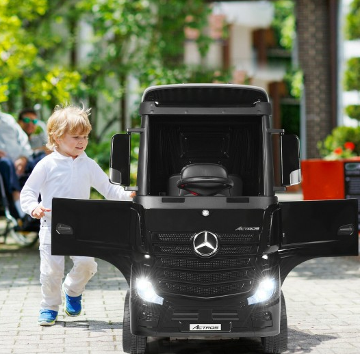 Camion électrique enfant mercedes actros Bleu