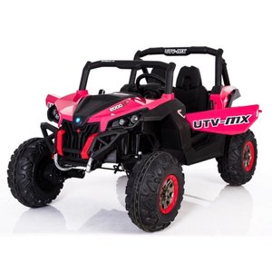 Buggy électrique enfant UTV MX 24V 2 Places Rose
