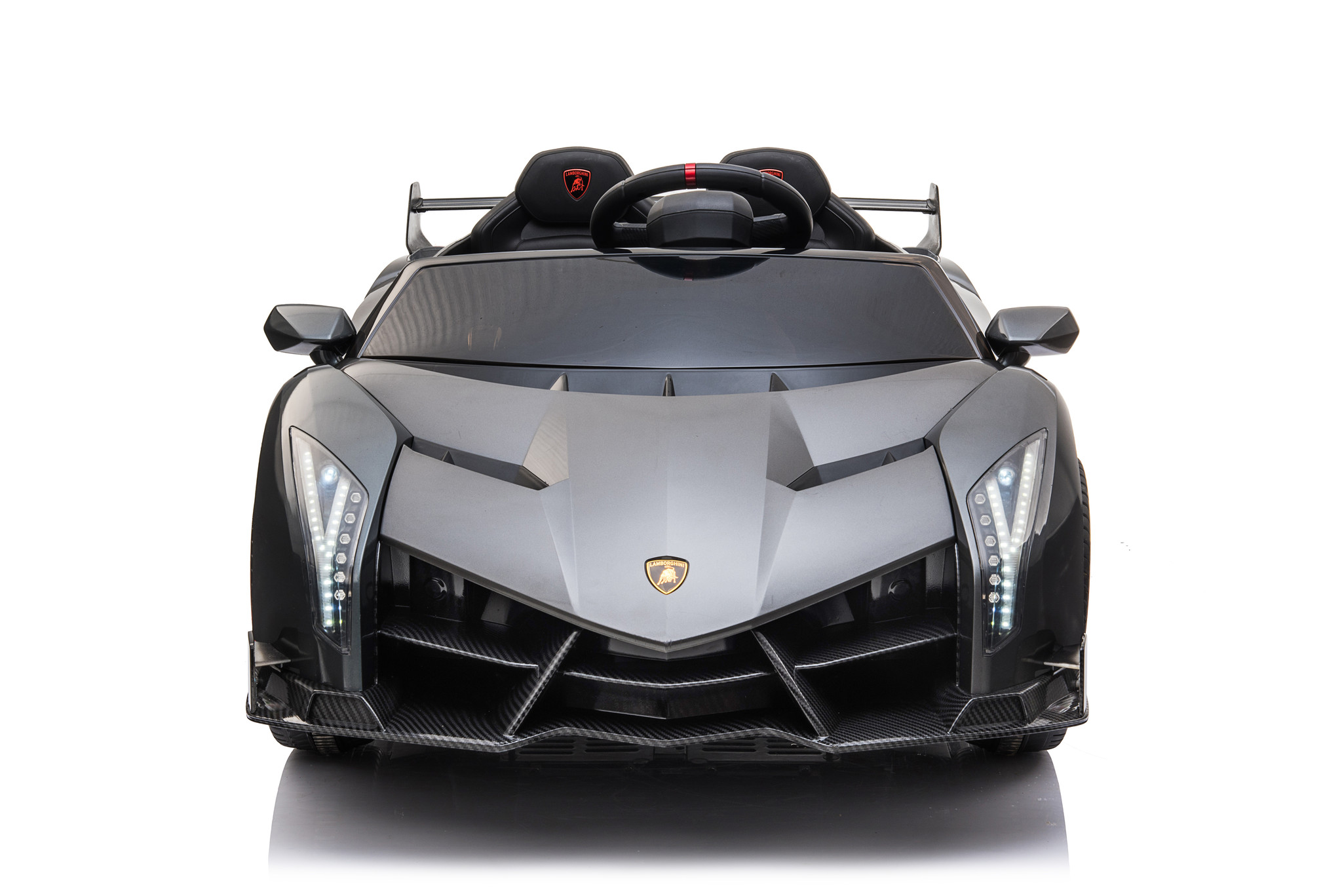 Voiture electrique enfànt Lamborghini Lamborghini Veneno 12V Voiture  électrique enfant 2 places Gris Métallisé