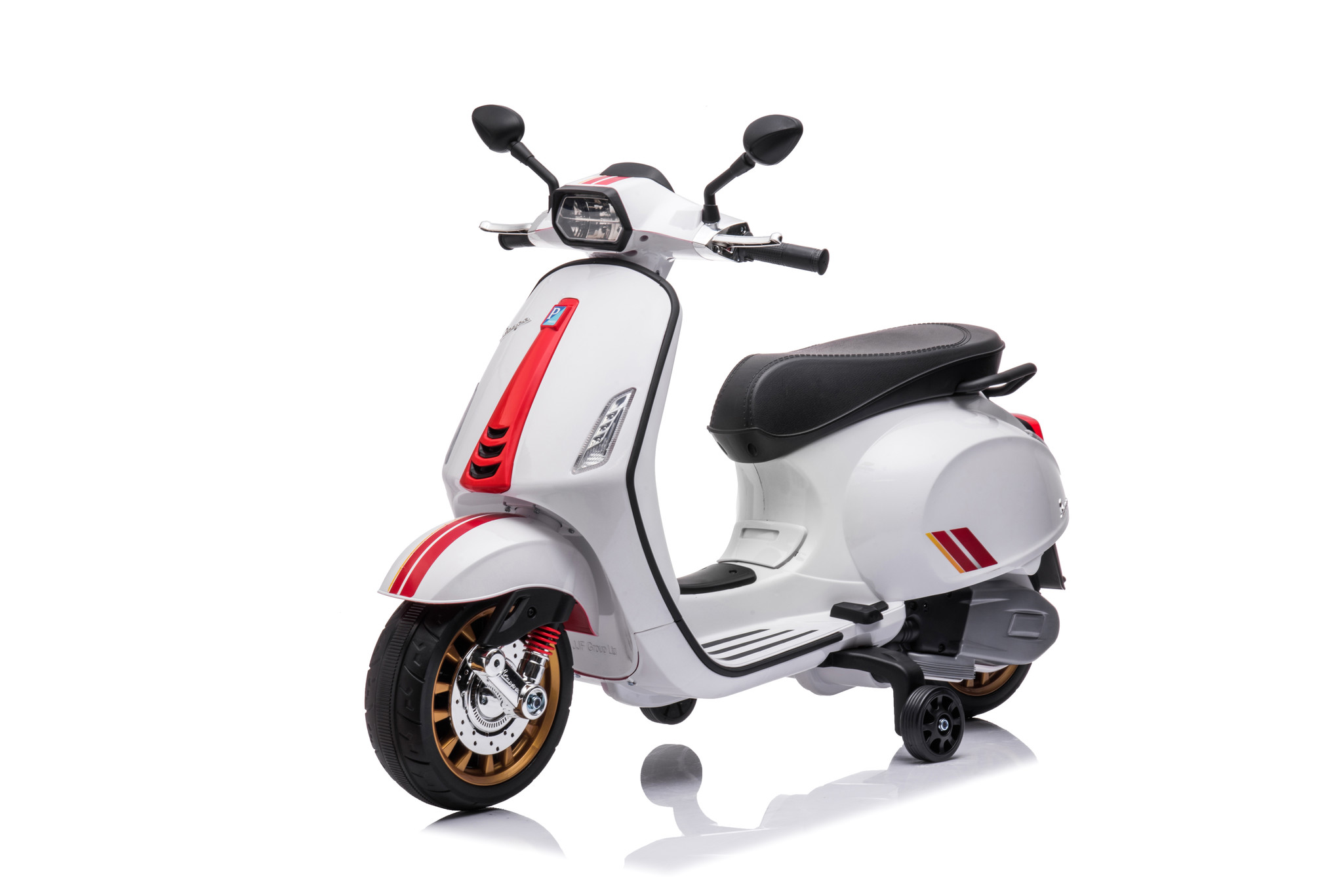 Scooter Vespa Sprint 12V électrique enfant Blanc - Kidsrides