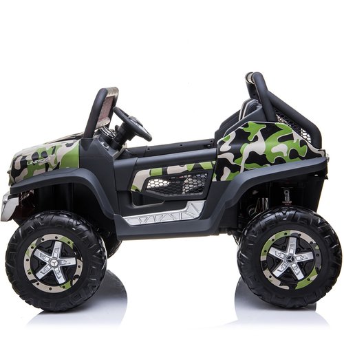 Voiture electrique enfànt Mercedes Mercedes Unimog Buggy 12V Voiture électrique enfant 2 places Camouflage