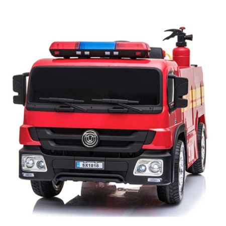 Voiture électrique enfants Pompiers XL 12V Rouge