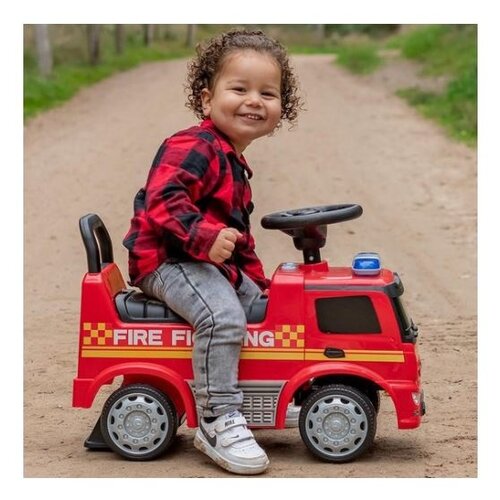 Voiture electrique enfànt Mercedes Mercedes Antos Porteur de pompier bebe Voiture bebe enfant Rouge