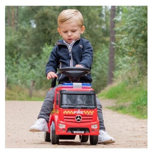 Voiture electrique enfànt Mercedes Mercedes Antos Porteur de pompier bebe Voiture bebe enfant Rouge