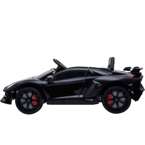 Voiture electrique enfànt Lamborghini Lamborghini Aventador SVJ 12V Voiture électrique enfant Noir