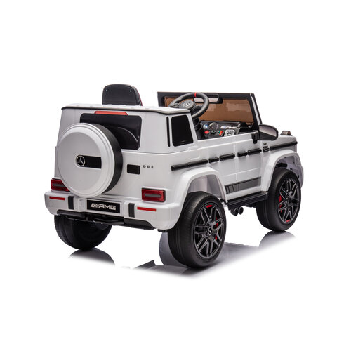 Voiture electrique enfànt Mercedes Mercedes G63 AMG XL Cabrio 24V Voiture électrique enfant Blanc Voiture electrique enfànt Mercedes Mercedes G63 AMG XL Cabrio 24V Voiture électrique enfant Blanc