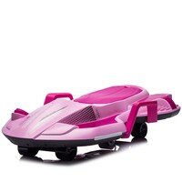 FINOOS Hooverboard à jouets d'équitation voiture électrique enfants 18V Rose