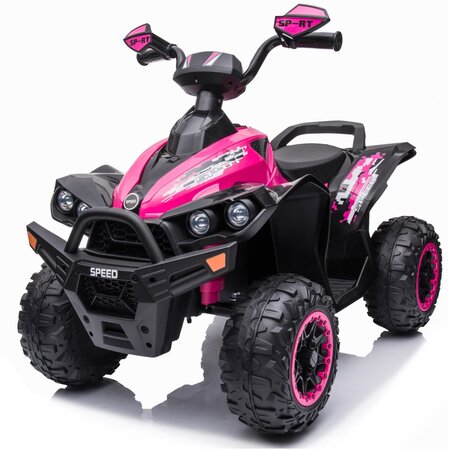FINOOS Python Quad ATV Électrique 12V Rosa