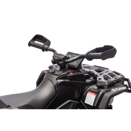 Can-am Outlander Quad ATV Électrique 24V 2 places Noir
