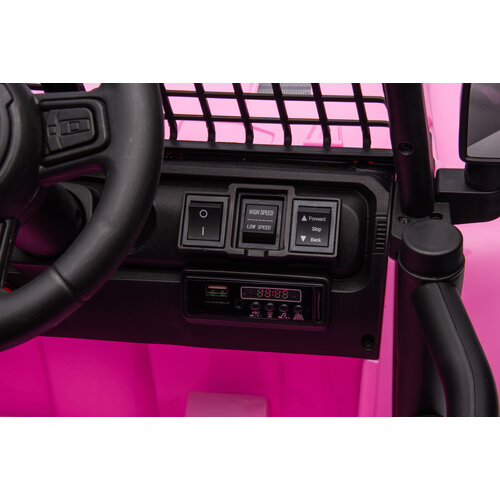 Voiture électrique enfants Jeep 12V Rose