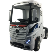Mercedes Actros 12V camion électrique enfant Blanc