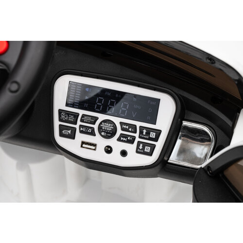 Voiture electrique enfànt Shelby Shelby GT350 12V Voiture électrique enfant Blanc