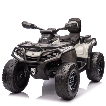 Can-am Outlander Quad Électrique enfant 24V 2 places Gris