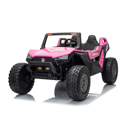 Buggy Clash Électrique 24V high speed 2 Places Camouflage rose