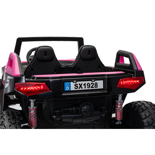 Buggy Clash Électrique 24V high speed 2 Places Camouflage rose