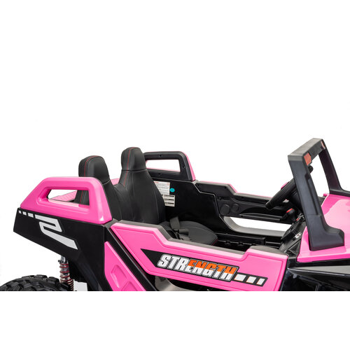 Buggy Clash Électrique 24V high speed 2 Places Camouflage rose