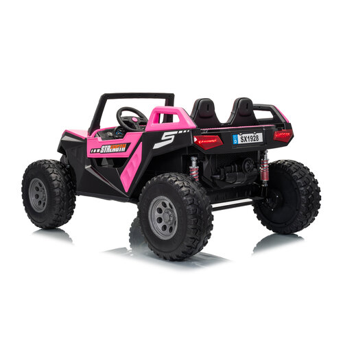 Buggy Clash Électrique 24V high speed 2 Places Camouflage rose