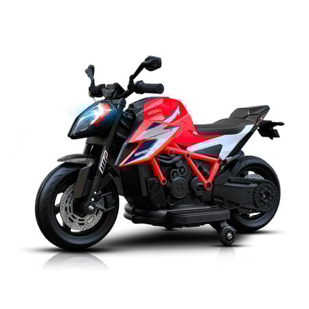 Moto électrique enfant KTM superduke 12V Rouge