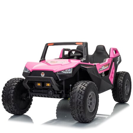 Buggy Clash Électrique 24V high speed 2 Places Camouflage rose