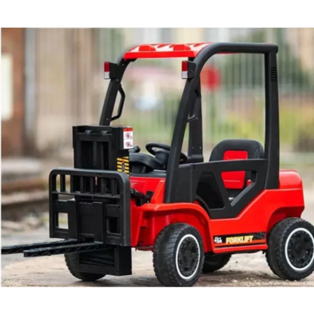 Chariot élévateur électrique enfants 12V Rouge