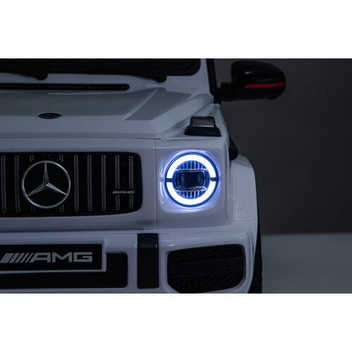 Voiture electrique enfànt Mercedes Mercedes G63 AMG Cabrio 12V Voiture électrique enfant Blanc Voiture electrique enfànt Mercedes Mercedes G63 AMG Cabrio 12V Voiture électrique enfant Blanc