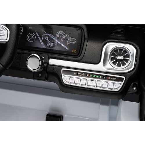 Voiture electrique enfànt Mercedes Mercedes G63 AMG 12V Voiture électrique enfant 2 places Blanc