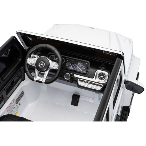 Voiture electrique enfànt Mercedes Mercedes G63 AMG 12V Voiture électrique enfant 2 places Blanc