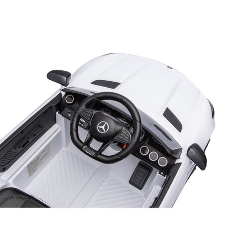 Voiture electrique enfànt Mercedes Mercedes GTR AMG 12V Voiture électrique enfant Blanc