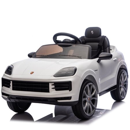 Voiture electrique enfànt Porsche Porsche Cayenne 12V Voiture électrique enfant Blanc