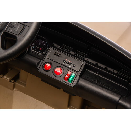 Voiture electrique enfànt Land Rover Land Rover Defender 24V Voiture électrique enfant 2 places Champagne