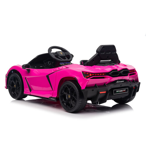 Voiture electrique enfànt Lamborghini Lamborghini Revuelto 12V Voiture électrique enfant Rose Voiture electrique enfànt Lamborghini Lamborghini Revuelto 12V Voiture électrique enfant Rose